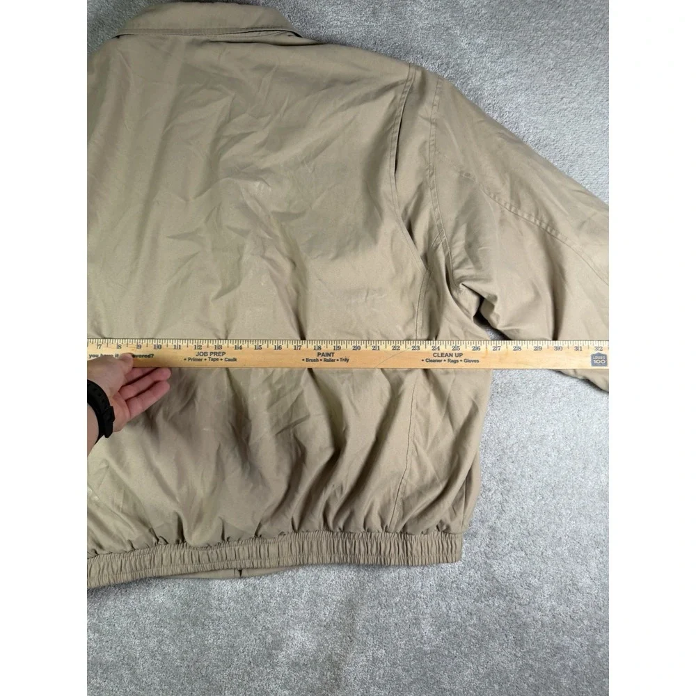 VTG Polo Ralph Lauren jacket Men 2XL Lined Dad Bomber Bi Swing chin Strap Read**